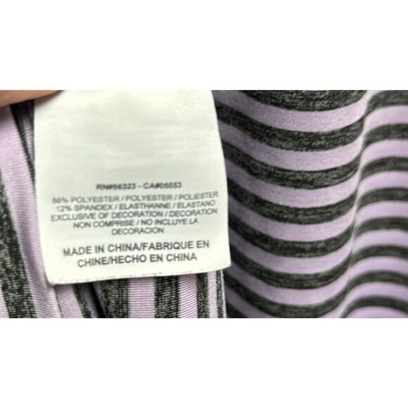 Nike Golf Men’s Lavender Striped Dri Fit French Lick Polo Shirt Size XL - Picture 6 of 6